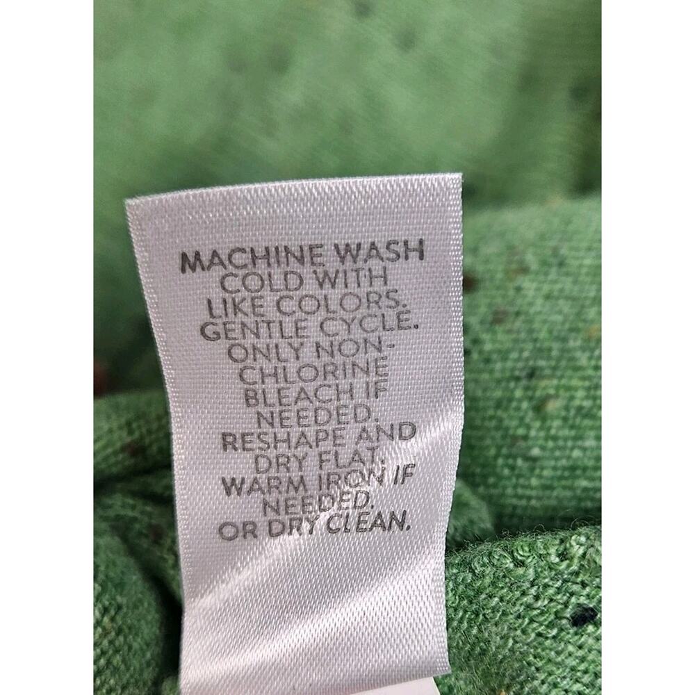 J Jill Green Knit Sweater Top Boat Neck Speckled Dolman Sleeves Women’s‎ Sz XS - Picture 5 of 6